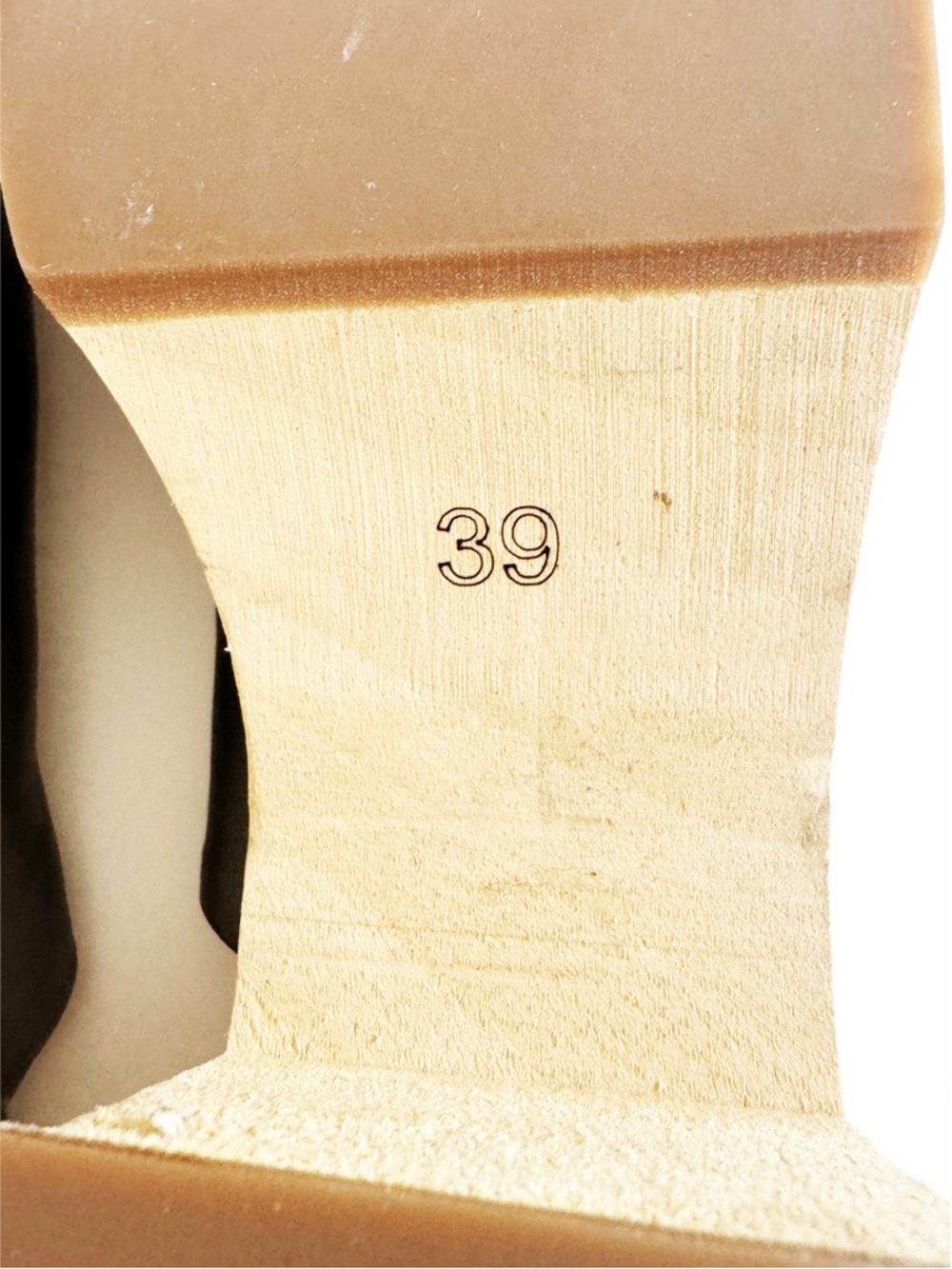 E8 By MIISTA Roberta Wooden Platform Clog In Black Leather | 39 - Picture 9 of 11